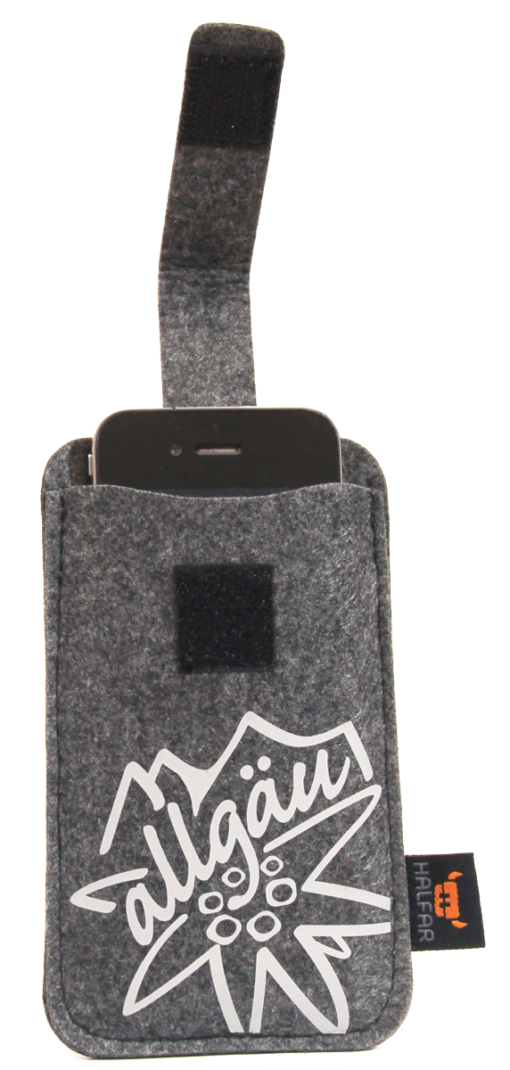 Filz-Tasche Smartphone »Allgäu« | anthrazit