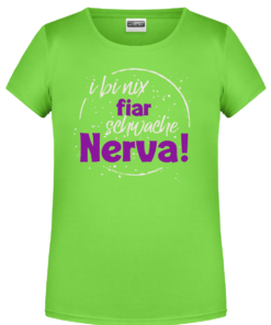 »Nix fair schwache Nerva« | limegrün